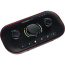 Focusrite VOCASTER-TWO-STUDIO Podcast Bundle With Vocaster Two Audio Interface, Microphone and Headphones