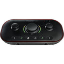 Focusrite VOCASTER-TWO-STUDIO Podcast Bundle With Vocaster Two Audio Interface, Microphone and Headphones