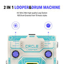 Donner Circle Looper Guitar Pedal with Drum Machine Time Display