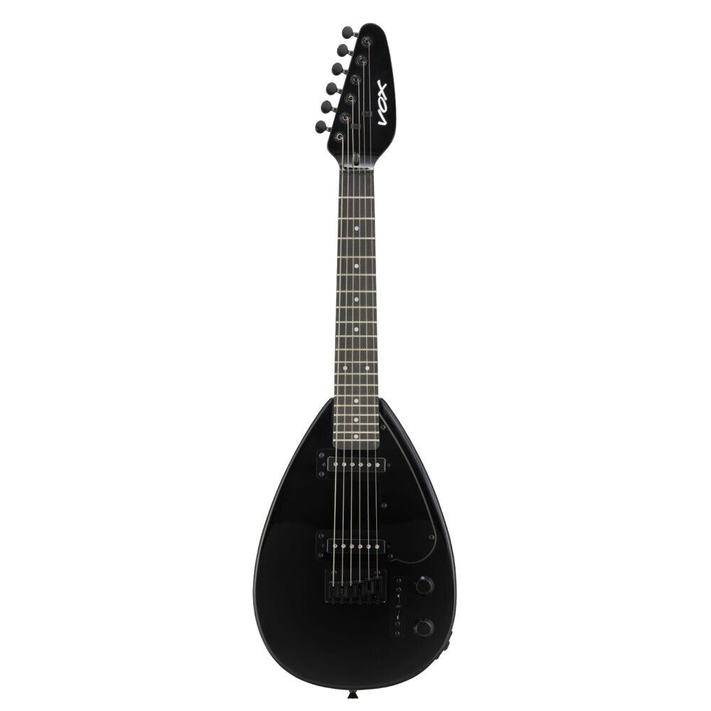 VOX MK3MINISLBK Mark III Mini Teardrop Solid Electric Guitar With  Adjustment Wrenches & Carry Bag, All Black