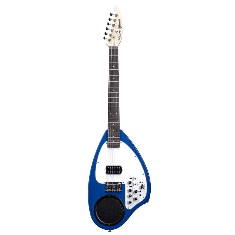 Vox Limited Edition Electric Guitar With Built In Speaker, Blue Metall