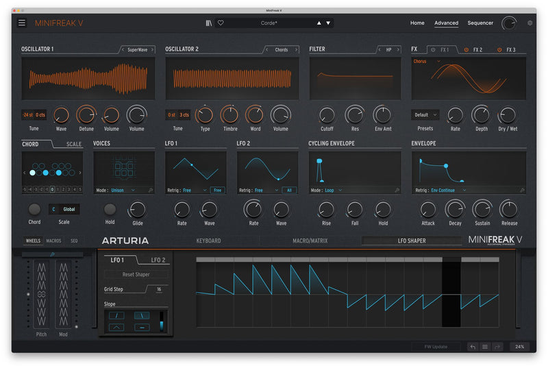 Arturia MiniFreak V Hybrid Synthesizer Plug-in (License ONLY, Instant Delivery)