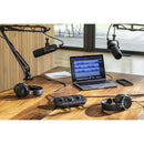 Focusrite VOCASTER-TWO-STUDIO Podcast Bundle With Vocaster Two Audio Interface, Microphone and Headphones