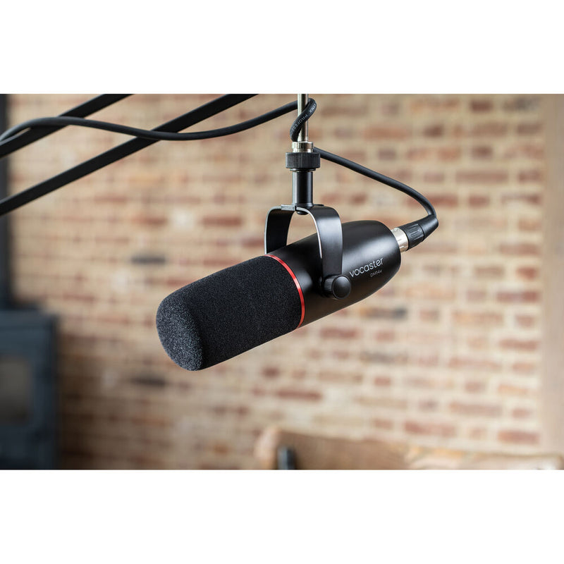 Focusrite Vocaster DM14V - Broadcast Quality Dynamic Microphone for Podcast Recording with XLR Cable