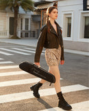 Donner HUSH-I Mahogany Acoustic-Electric Guitar Kit for Silent Practice Travel