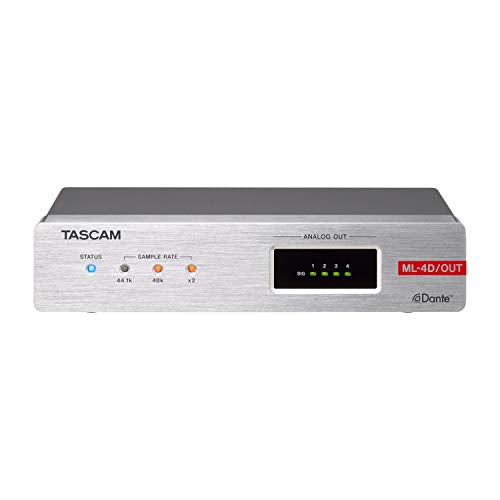 Tascam ML-4D/OUT-E Line Output Dante Converter with Built-In DSP Mixer