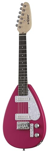 VOX MK3MINILR Mini Teardrop Electric Guitar MK III, Lipstick Red