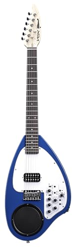 Vox Limited Edition Electric Guitar With Built In Speaker, Blue Metall