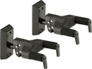 Auto Grip System Guitar Hanger, Black Wood Base, Short Arm (2-Pack)