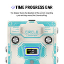 Donner Circle Looper Guitar Pedal with Drum Machine Time Display