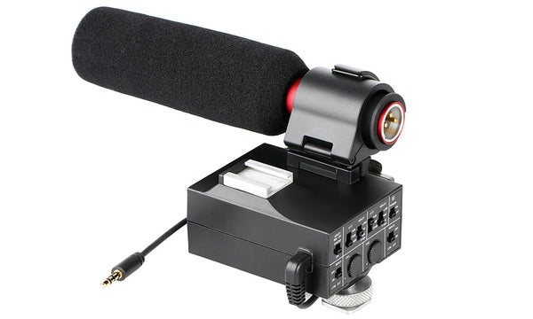 Saramonic MIXMIC Shotgun Microphone With Integrated 2-channel Audio Adaptor