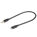 Saramonic SR-C2000 3.5mm TRS Male to Lightning Adapter Cable for Audio to iPhone (9")