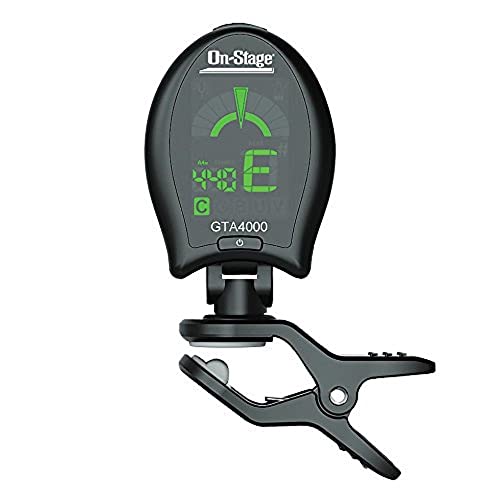 Clip-On Chromatic Tuner with Multiple Instrument Modes