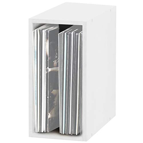 Reloop RECORD-BOX-55-WHT Vinyl Storage, White