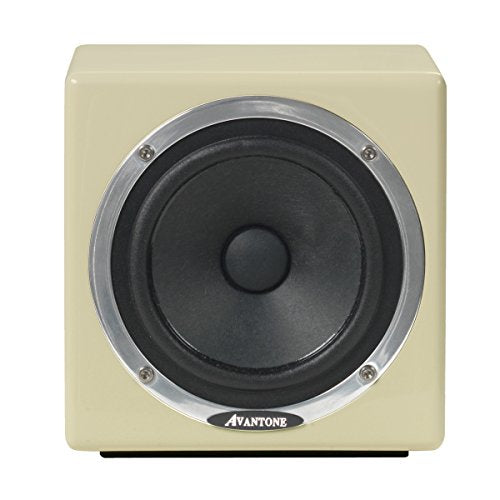 Avantone Pro AV-PM MixCube Passive Black Full-Range Mini Reference Monitor Mono, Retro-Cream (Single)