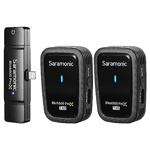 Saramonic BLINK500-PROX-Q4 2.4GHz Dual Channel Wireless Microphone System (iOS)