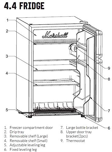 4.4 Marshall High Capacity Bar Fridge