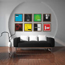 Reloop VINYL-FRAME-SET-12RSW Vinyl Frame 3-Piece Set 12", Rosewood