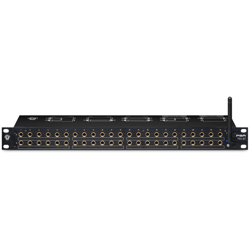 Black Lion Audio PBR-TRS-BT 46-point Patchbay with Bluetooth and 94 Gold-plated TRS Connectors