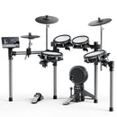 Donner BackBeat Electric Drum Set with High-Tech 7-inch Touchscreen, 1126 Sounds, Customize Drum Pad Colors, Internal Rack Wiring, and Gaming APP for Ultimate Fun