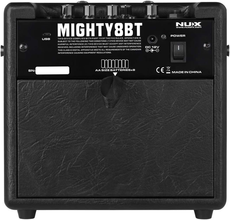 NUX MIGHTY8BT 8-Watt Portable Guitar Amplifier With Bluetooth