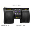 Donner Wireless Page Turner Pedal for Digital Devices Foot Pedal Rechargeable, Black