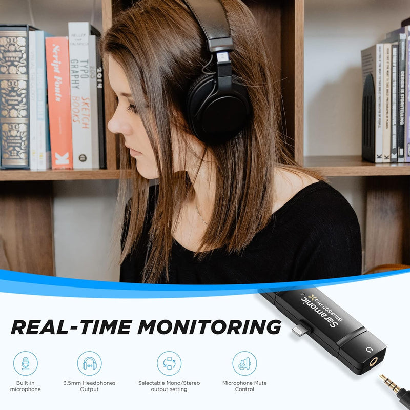 Saramonic BLINK500-PROX-Q6 2.4GHz Dual Channel Wireless Microphone System (USB-C)