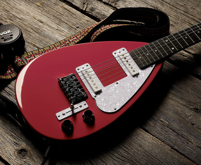 VOX MK3MINILR Mini Teardrop Electric Guitar MK III, Lipstick Red