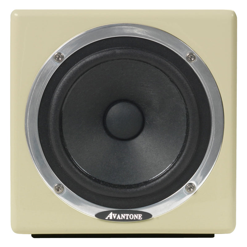 Avantone Pro AV-PM MixCube Passive Black Full-Range Mini Reference Monitor Mono, Retro-Cream (Single)