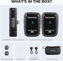 Saramonic BLINK500-PROX-Q6 2.4GHz Dual Channel Wireless Microphone System (USB-C)