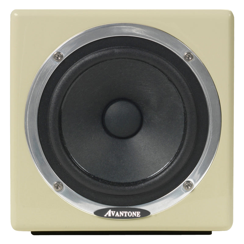 Avantone Pro AV-PM MixCube Passive Black Full-Range Mini Reference Monitor Mono, Retro-Cream (Single)