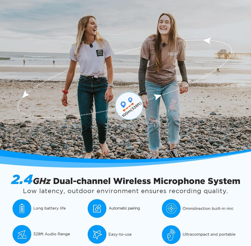 Saramonic BLINK500-PROX-Q3 2.4GHz Dual Channel Wireless Microphone System (iOS)