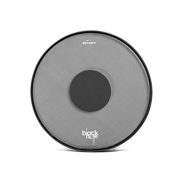 Moongel RTOM Black Hole Snap-on Tuneable Mesh Head Practice Pad - 12" Tom