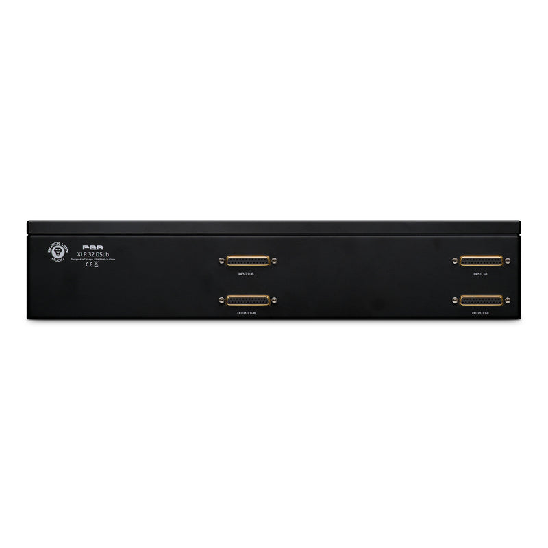 Black Lion Audio PBR-XLR-32-DSUB 32-Point Gold-Plated XLR / DB25 Patchbay