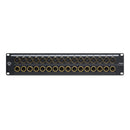 Black Lion Audio PBR-XLR-32-DSUB 32-Point Gold-Plated XLR / DB25 Patchbay
