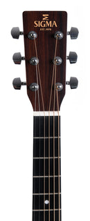 Sigma Guitars DMEL+ Dreadnought Left-Handed Acoustic Electric Guitar, Satin