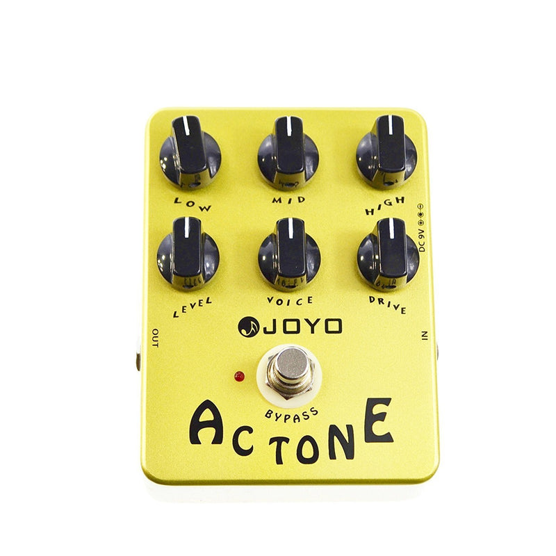 Joyo Technologies Ac Tone Vintage Tube Amplifier Effects Pedal, Analog Circuit And Bypass