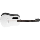 Lava Music ME Play 36” Acoustic / Electric Guitar With Gig Bag, Nightfall / Sail White