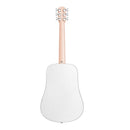 Lava Music ME Play 36” Acoustic / Electric Guitar With Gig Bag, Light Peach / Frost White