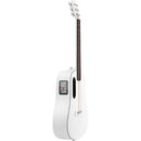 Lava Music ME Play 36” Acoustic / Electric Guitar With Gig Bag, Frost White