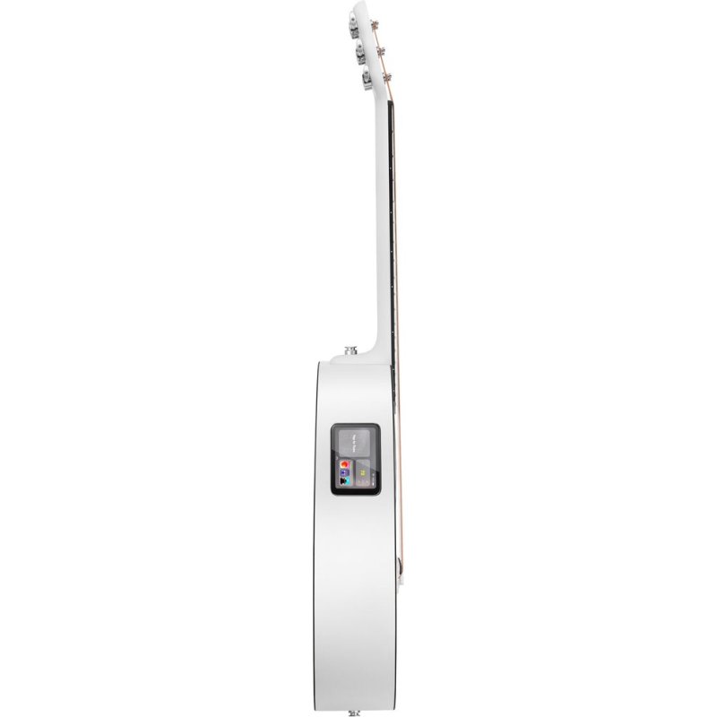 Lava Music ME Play 36” Acoustic / Electric Guitar With Gig Bag, Frost White