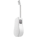 Lava Music ME Play 36” Acoustic / Electric Guitar With Gig Bag, Frost White