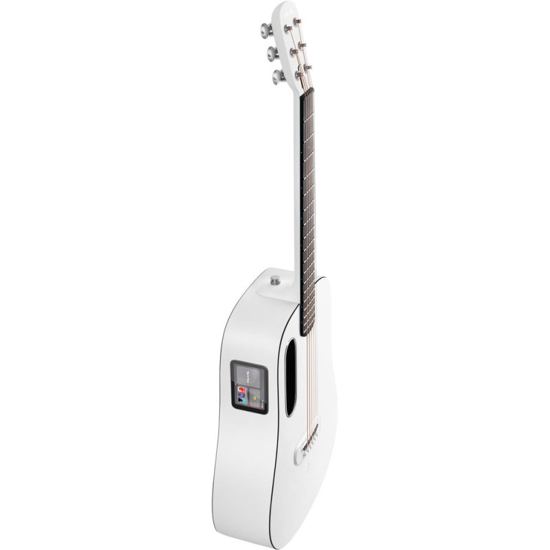 Lava Music ME Play 36” Acoustic / Electric Guitar With Gig Bag, Frost White