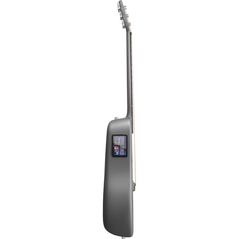 Lava Music ME 4 Carbon Fiber 38” Acoustic / Electric Guitar With Gig Bag, Space Grey