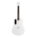 Lava Music ME 4 Carbon Fiber 38” Acoustic / Electric Guitar With Gig Bag, Space White
