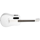 Lava Music ME 4 Carbon Fiber 38” Acoustic / Electric Guitar With Gig Bag, Space White