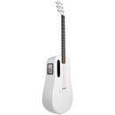 Lava Music ME 4 Carbon Fiber 38” Acoustic / Electric Guitar With Gig Bag, Space White