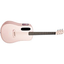 Lava Music ME 4 Carbon Fiber 38” Acoustic / Electric Guitar With Gig Bag, Pink