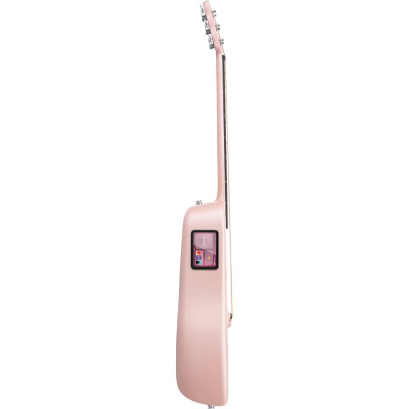 Lava Music ME 4 Carbon Fiber 38” Acoustic / Electric Guitar With Gig Bag, Pink