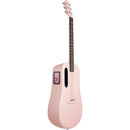 Lava Music ME 4 Carbon Fiber 38” Acoustic / Electric Guitar With Gig Bag, Pink